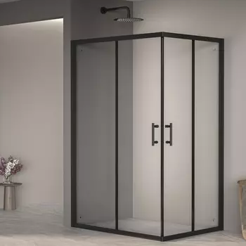 Душевой уголок RGW Passage PA-146-B 70х90 020814679-14 профиль черный, стекло прозрачное
