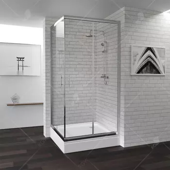 Душевой уголок RGW Passage 80х80 02083188-11 хром, стекло прозрачное