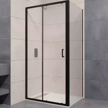 Душевой уголок RGW Passage PA-74B 110x100 410874110-14 профиль черный, стекло прозрачное