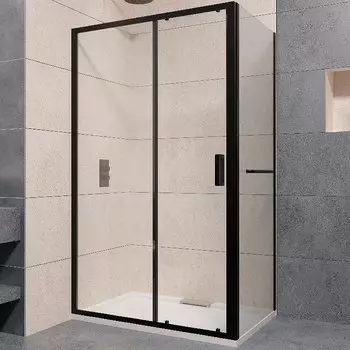 Душевой уголок RGW Passage PA-76-1B 150x100 350876150-14 профиль черный, стекло прозрачное