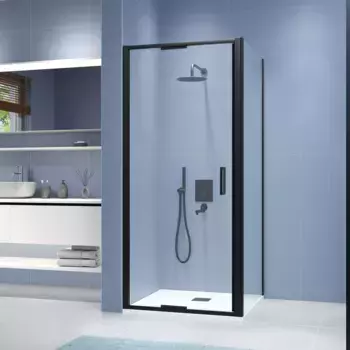 Душевой уголок RGW Stilvoll 80х100 703214580-14 черный, стекло прозрачное