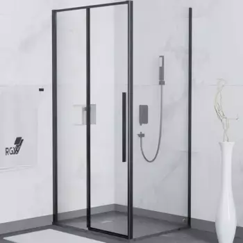 Душевой уголок RGW Stilvoll SV-42B 120x90 32324292-014 профиль черный, стекло прозрачное