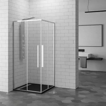 Душевой уголок RGW Stilvoll 90х90 32323199-11 хром, стекло прозрачное