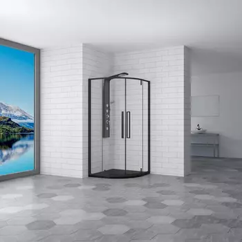 Душевой уголок RGW Stilvoll SV-53 B 90x90x200 профиль черный