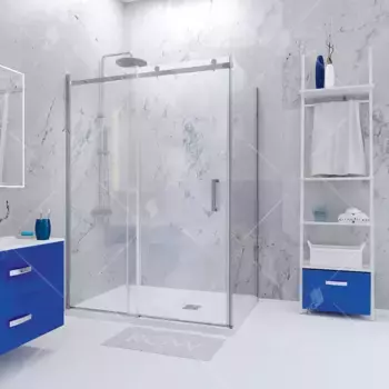 Душевой уголок RGW Tornado 180х80 02074488-11 хром, стекло прозрачное