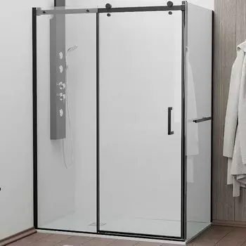 Душевой уголок RGW Tornado TO-44-1B 150х100 020744150-14 профиль черный, стекло прозрачное