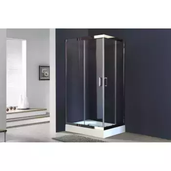 Душевой уголок Royal Bath 120х100 хром стекло прозрачное