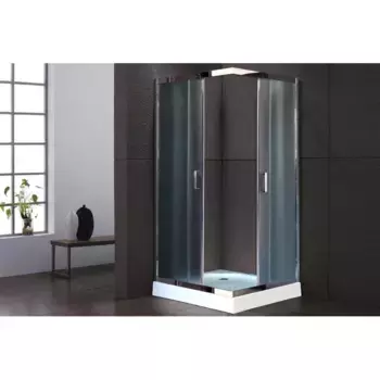 Душевой уголок Royal Bath 90х90 хром стекло матовое