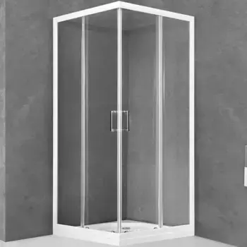 Душевой уголок Royal Bath HPD 110x100 профиль белый стекло прозрачное