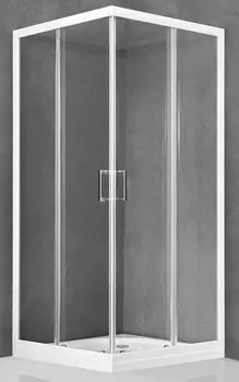 Душевой уголок Royal Bath HPD 110x120 профиль белый стекло прозрачное