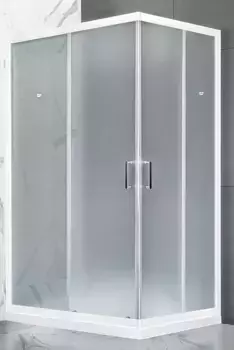Душевой уголок Royal Bath HPD 95x115 профиль белый стекло матовое