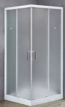 Душевой уголок Royal Bath HPD 95x95 профиль белый стекло матовое