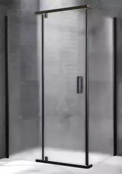 Душевой уголок Royal Bath HPVD 140х80 профиль черный стекло матовое