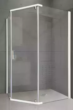 Душевой уголок Royal Bath TR 80х120 профиль белый стекло прозрачное