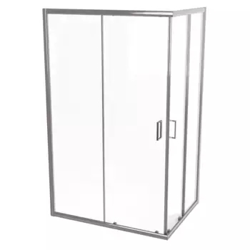 Душевой уголок Taliente 120х80 профиль хром стекло прозрачное