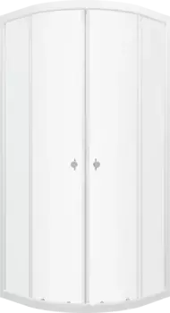 Душевой уголок Triton Ультра 100х100 профиль белый стекло прозрачное