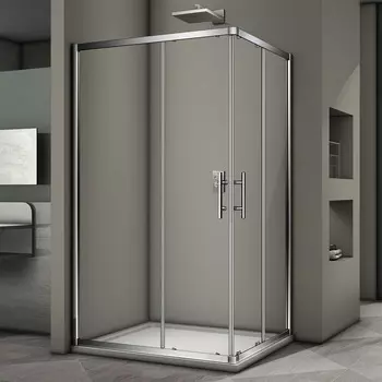 Душевой уголок Veconi Rovigo 100х80, хром (RV30-10080PR-01-19C3)