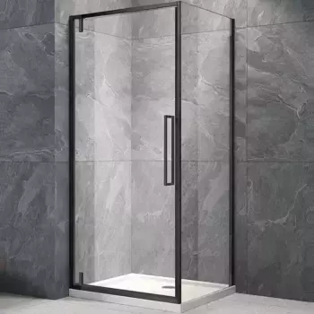 Душевой уголок Veconi Rovigo 80х70, черный (RV033B-7080-01-C7)