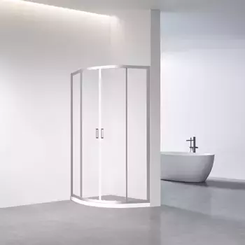 Душевой уголок Veconi Rovigo 80х80 профиль хром, стекло прозрачное
