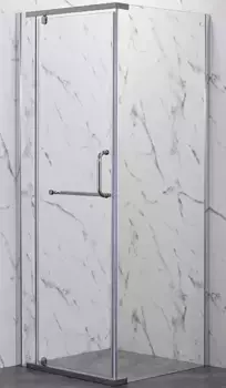 Душевой уголок Veconi Rovigo 90х90 профиль хром стекло прозрачное