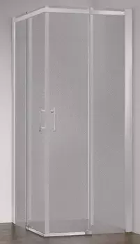 Душевой уголок Veconi Rovigo 90х90 профиль хром, стекло рифленое