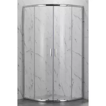 Душевой уголок Veconi Rovigo 90х90 профиль хром стекло прозрачное