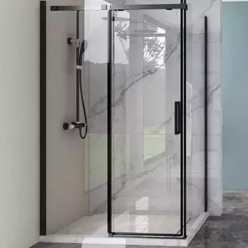 Душевой уголок Veconi Rovigo RV-070 160x90 профиль черный (RV070-16090PR-01-19C4)