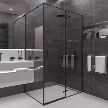 Душевой уголок Veconi Rovigo RV-073B 90x80 профиль черный (RV073B-9080-01-C4)