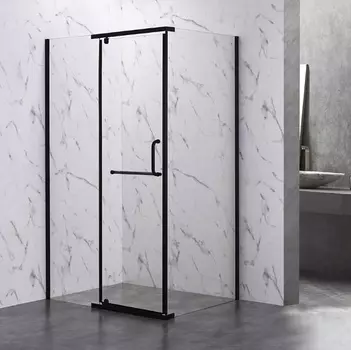 Душевой уголок Veconi Rovigo RV-19В 100x90 профиль черный (RV19B-10090-01-C6)