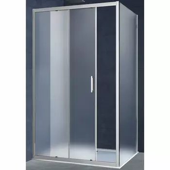 Душевой уголок Vincea Alpha 120х80 хром стекло рифленое