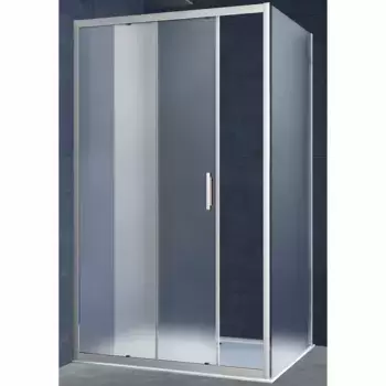 Душевой уголок Vincea Alpha 150х90 хром стекло рифленое