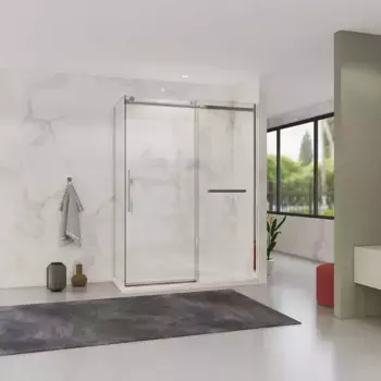 Душевой уголок Vincea Como Soft VSR-1CS8015CL 150x80 см профиль хром, стекло прозрачное