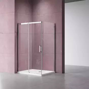 Душевой уголок Vincea Dice 110х80 профиль хром стекло прозрачное