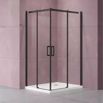Душевой уголок Vincea Dice VSS-4D900CLB 90х90 см, профиль черный