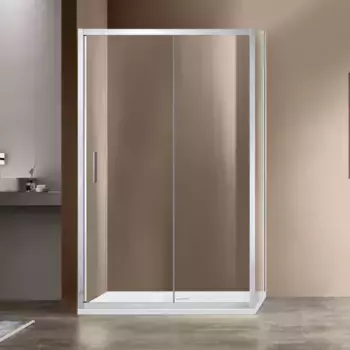Душевой уголок Vincea Garda 150х80 хром стекло прозрачное