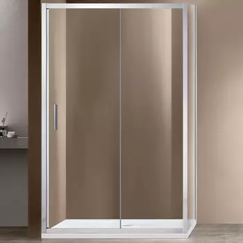 Душевой уголок Vincea Garda 160х100 хром стекло прозрачное