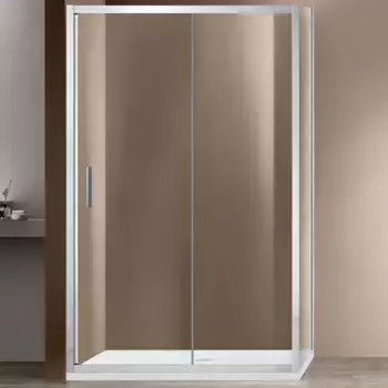 Душевой уголок Vincea Garda 160х80 хром стекло прозрачное