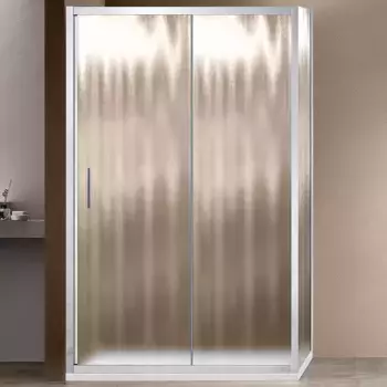 Душевой уголок Vincea Garda 160х80 хром стекло рифленое