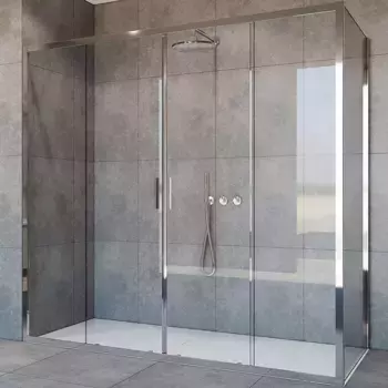 Душевой уголок Vincea Garda 190х90 хром стекло прозрачное