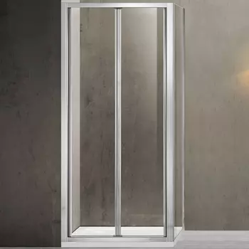 Душевой уголок Vincea Garda 80х80 хром стекло прозрачное