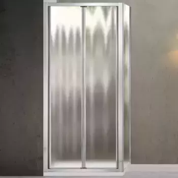 Душевой уголок Vincea Garda 90х80 хром стекло рифленое