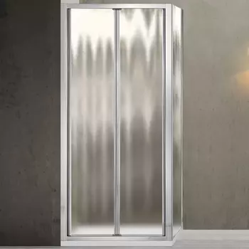 Душевой уголок Vincea Garda 90х90 хром стекло рифленое