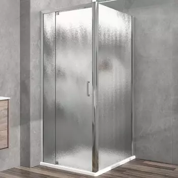 Душевой уголок Vincea Intra 90х90 хром стекло рифленое