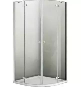 Душевой уголок WeltWasser 90x90 10000002935 профиль хром, стекло прозрачное