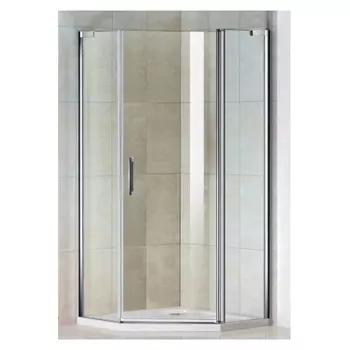 Душевой уголок WeltWasser 90x90 10000001881 профиль хром, стекло прозрачное