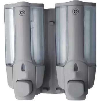 Двойной дозатор жидкого мыла Haiba HB407-1 серый