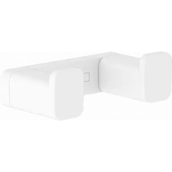 Крючок двойной Hansgrohe AddStoris белый матовый