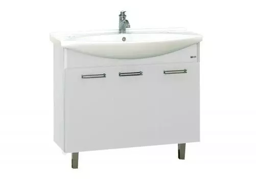 Джулия -105 Тумба прямая белая White
