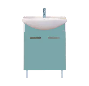 Тумба под раковину напольная Misty Джулия 65 голубая