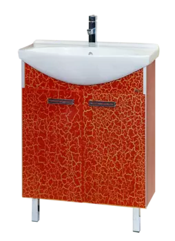 Джулия - 65 Тумба прямая КРАКОЛЕТ красный